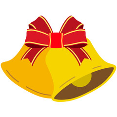 クリスマスのベルのイラスト