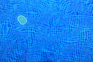 reflejos en el agua piscina azul exterior gresite ondulaciones dibujos desagüe 4M0A4238-as21