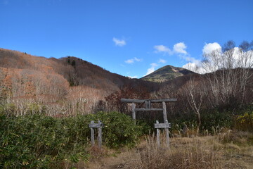 The view of Autumn in Aomori, Japan