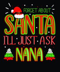 Christmas typography lettering