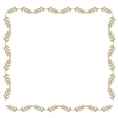 floral frame or border vector design