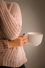 woman with cup of tea