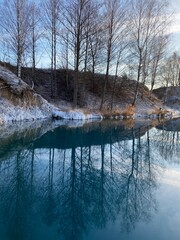 river in winter