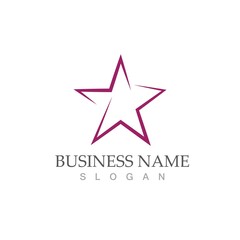 Obraz premium Star icon Template
