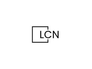 Obraz premium LCN letter initial logo design vector illustration