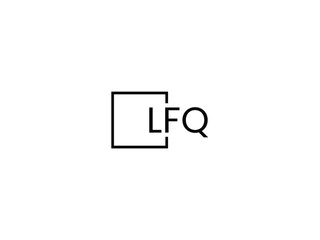 Obraz premium LFQ letter initial logo design vector illustration