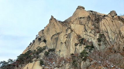 rock in the mountains