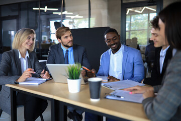 Business people meeting conference discussion corporate concept.