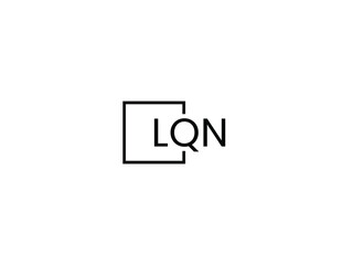 Obraz premium LQN letter initial logo design vector illustration