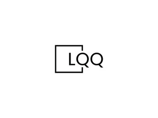 LQQ letter initial logo design vector illustration