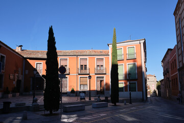 View of the Plaza del Rastro in Avila, Spain.
