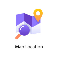 Map Location vector Gradient  Icon Design illustration. Activities Symbol on White background EPS 10 File