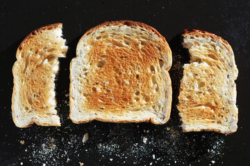 Grilled toasted bread