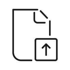 Document Outline Vector  Icon. Illustration Of A Stroke Vector On A White Background. From App And Website