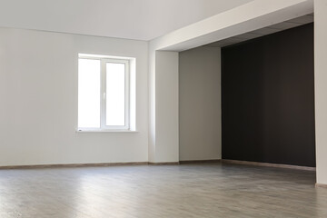 Empty interior of modern room