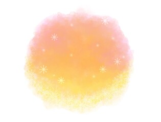 雪の結晶のフレーム