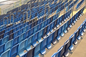 the empty football stadium playground