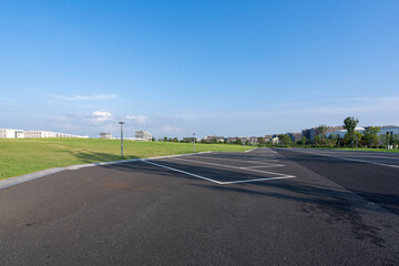 parking lot in city © THINK b