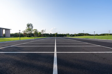 parking lot in city © THINK b