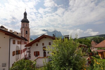 View of Kastelruth. South Tyrol, Italy