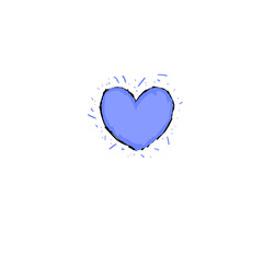 light blue heart icon (colored)