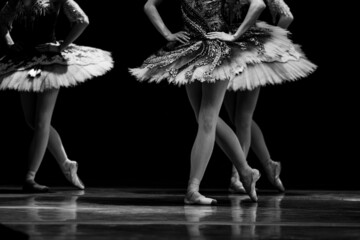 Closeup of ballerinas legs © Ruslan