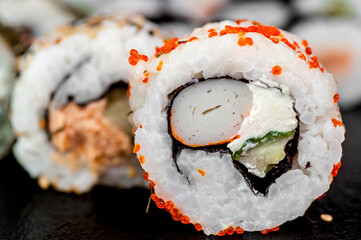 sushi, jedzenie, ryz, ryba, japonka, łososia, posiłek, zdrowa, obiad, japonia, gotowanie, swiezy,...