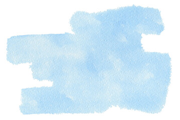 Abstract blue watercolor painting background