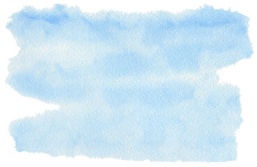 Abstract blue watercolor painting background