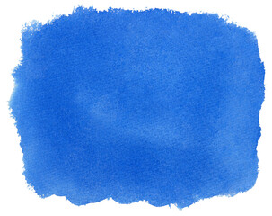 Obraz premium Abstract blue watercolor painting background