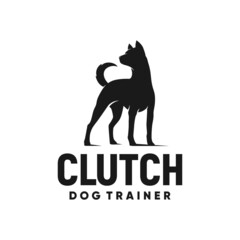 Dog silhouette logo inspiration, pet, Canine