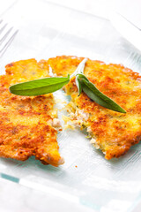 still life of potato pancake