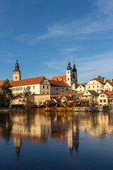 Fototapeta na wymiar Telc, Unesco world heritage site, Southern Moravia, Czech Republic.
