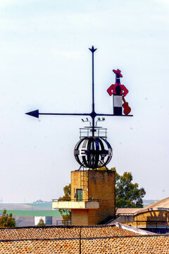 Wineries Tio Pepe Weather Vane, Jerez de la Frontera, Cadiz Province, Andalucia, Spain, Bodegas de Tio Pepe Veleta, the Guinness world record