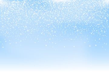 abstract christmas snow, snowflakes and winter background vector illustration