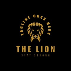 Obraz premium Head Lion Logo. The Lion Head For Vintage Retro logo Design Vector