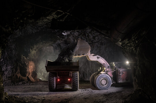 Underground Gold Mining Loader Truck Industry Metal