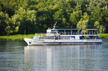 Steamboat river ship