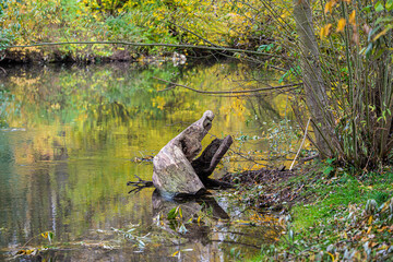 Weimar in autumn, the German cultural city, synonym of republic