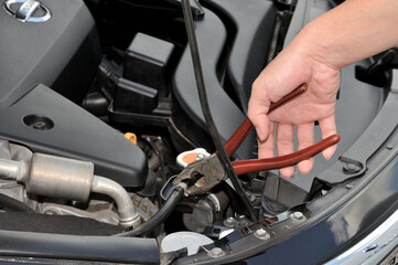 Fototapeta premium cleaning and maintaining vehicles