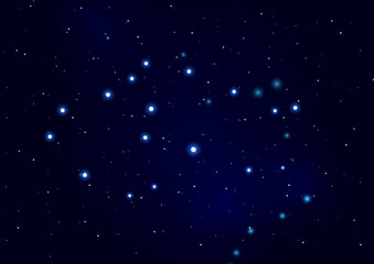 Fototapeta premium Star universe background, Stardust in deep universe, Milky way galaxy, Vector