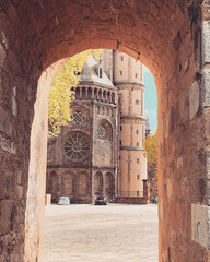 the entrance to the mosque