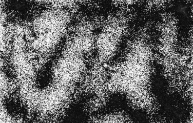 Grunge black and white pattern. Monochrome particles abstract texture. Background of cracks, scuffs, chips, stains, ink spots, lines. Dark design background surface.