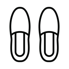 Home shoes flat line icon. Comfortable house slipper. Mens and womens footwear, children slippers in the form of dinosaur and rabbit. Outline sign for mobile concept and web design, store