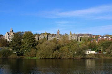 View of the river in an Irish city
