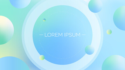 Circle gradient. Abstract background