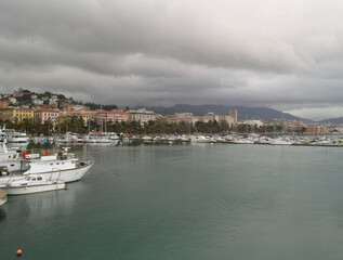 Fototapeta na wymiar very nice view of la spezia harbour