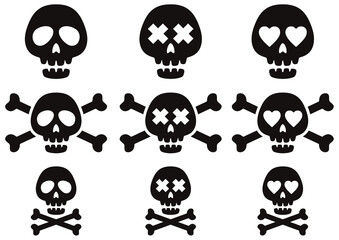 骸骨のイラスト素材集