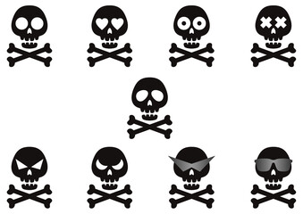 骸骨のイラスト素材集