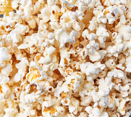  Bunch of salty popcorns texture